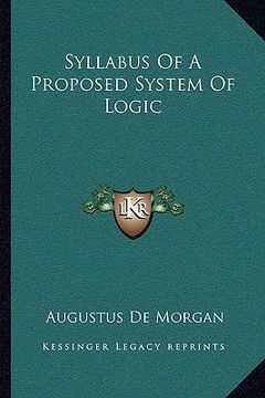 portada syllabus of a proposed system of logic (en Inglés)