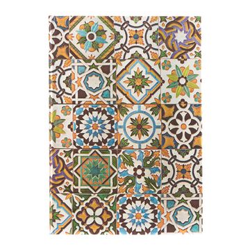 portada Paperblanks | Porto | Portuguese Tiles | Hardcover Journal | Midi | Lined | Elastic Band Closure | 144 pg | 120 gsm (en Inglés)