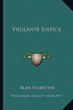 portada vigilante justice (in English)