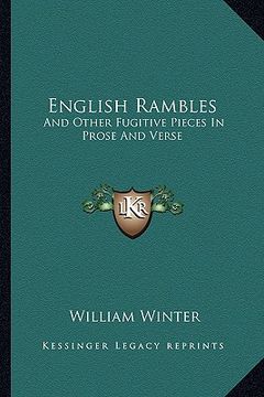 portada english rambles: and other fugitive pieces in prose and verse (in English)