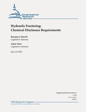 portada Hydraulic Fracturing: Chemical Disclosure Requirements