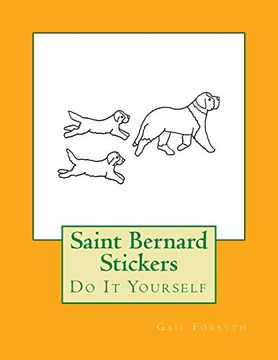 portada Saint Bernard Stickers: Do it Yourself (en Inglés)