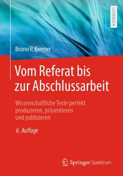 portada Vom Referat bis zur Abschlussarbeit (in German)