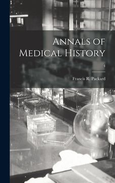 portada Annals of Medical History; 4