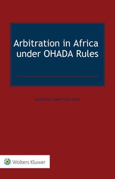portada Arbitration in Africa under OHADA Rules (en Inglés)