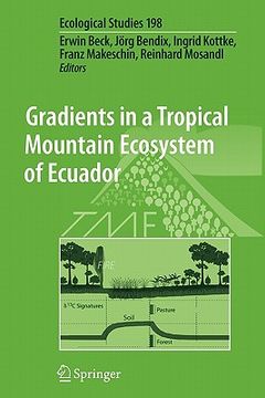 portada gradients in a tropical mountain ecosystem of ecuador