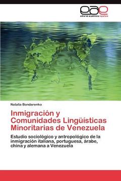 portada inmigraci n y comunidades ling sticas minoritarias de venezuela