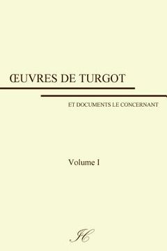 portada Oeuvres de Turgot: volume I (in French)