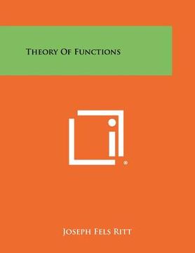 portada theory of functions (en Inglés)