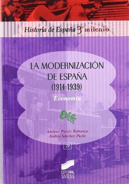 portada La Modernización de España (1914-1939). Economía