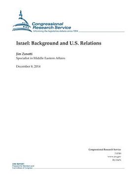 portada Israel: Background and U.S. Relations