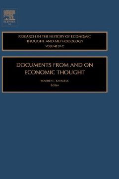 portada documents from and on economic thought