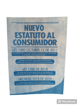 portada NUEVO ESTATUTO AL CONSUMIDOR LEY 1480 OCTUBRE 12 DE 2011 (in Spanish)