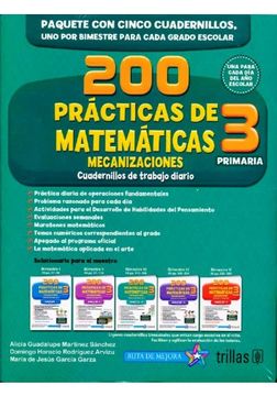 portada 200 Practicas de Matematicas 3, Primaria: Mecanizaciones (in Spanish)