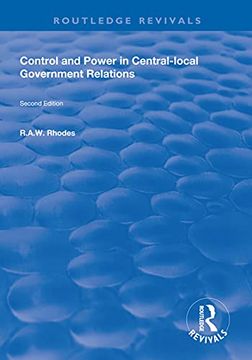 portada Control and Power in Central-Local Government Relations (en Inglés)
