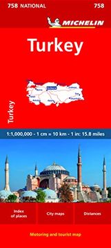 portada Turkey - Michelin National map 758 (en Alemán)