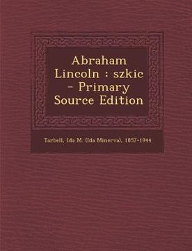 portada Abraham Lincoln: Szkic (en Polaco)