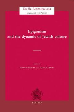 portada Epigonism and the Dynamic of Culture (en Inglés)