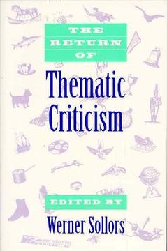 portada the return of thematic criticism (en Inglés)