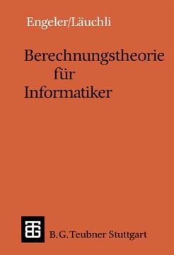 portada Berechnungstheorie für Informatiker (Leitfäden und Monographien der Informatik) (German Edition)