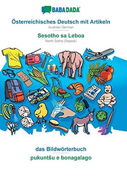 portada Babadada, Österreichisches Deutsch mit Artikeln - Sesotho sa Leboa, das Bildwörterbuch - Pukuntšu e Bonagalago: Austrian German - North Sotho (Sepedi), Visual Dictionary (en Alemán)