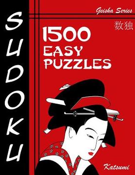portada Sudoku 1500 Easy Puzzles: Geisha Series Book (en Inglés)