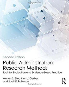 portada Public Administration Research Methods: Tools for Evaluation and Evidence-Based Practice (en Inglés)