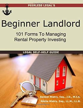 portada Beginner Landlord: 101 Forms to Managing Rental Property Investing, Legal Self-Help Guide (en Inglés)
