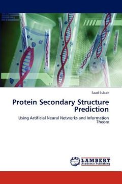 portada protein secondary structure prediction (en Inglés)