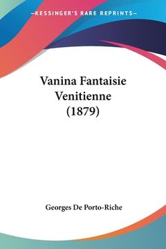 portada Vanina Fantaisie Venitienne (1879) (en Francés)