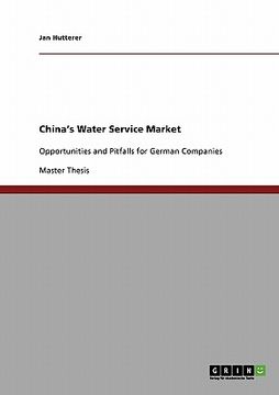 portada china's water service market (in English)