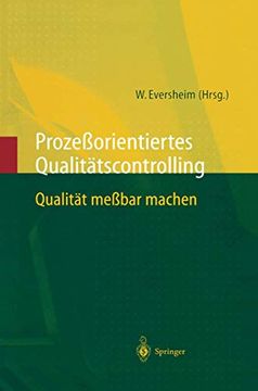 portada Prozeßorientiertes Qualitätscontrolling: Qualität Meßbar Machen (en Alemán)