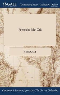 portada Poems: by John Galt