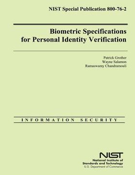 portada Biometric Specifications for Personal Identity Verification (en Inglés)