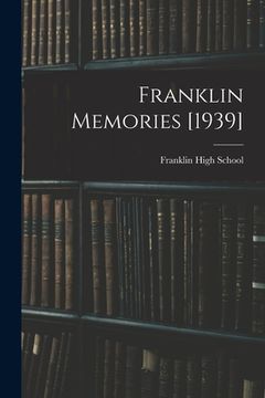 portada Franklin Memories [1939] (en Inglés)