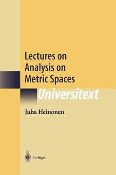 portada lectures on analysis on metric spaces (en Inglés)