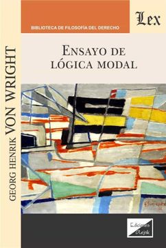 portada Ensayo de lógica modal (in Spanish)