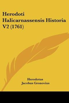portada Herodoti Halicarnassensis Historia V2 (1761) (en Latin)