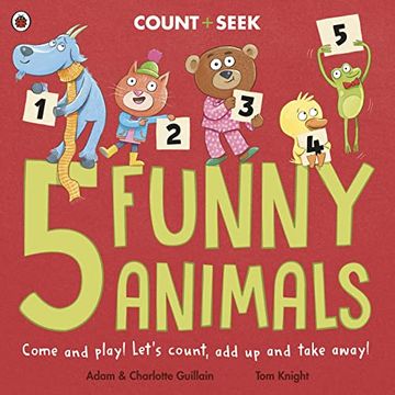portada 5 Funny Animals: A Count and Seek Picture Book