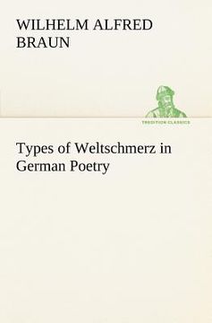 portada types of weltschmerz in german poetry (in English)