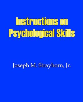 portada instructions on psychological skills (en Inglés)