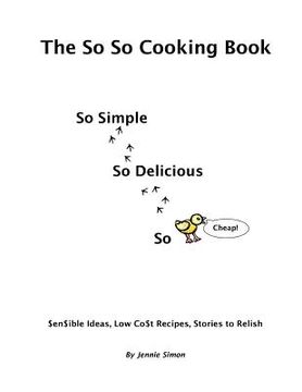 portada the so so cooking book (in English)