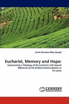 portada eucharist, memory and hope (en Inglés)