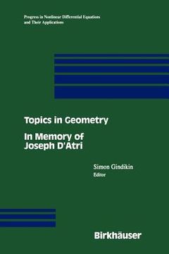 portada topics in geometry: in memory of joseph d atri (in English)