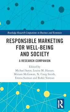 portada Responsible Marketing for Well-Being and Society (Routledge Research Companions in Business and Economics) (in English)