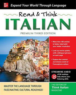 portada Read & Think Italian, Premium Third Edition (Ntc Foreign Language) 