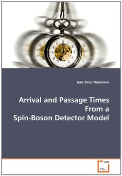 portada Arrival and Passage Times From a Spin-Boson Detector Model