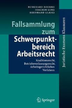 portada fallsammlung zum schwerpunktbereich arbeitsrecht (in German)