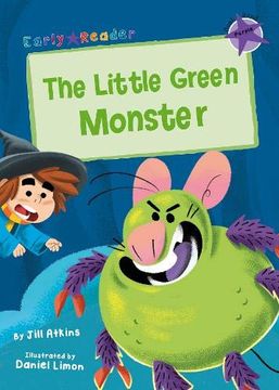 portada The Little Green Monster: (Purple Early Reader) (en Inglés)