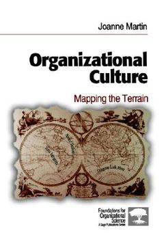 portada organizational culture: mapping the terrain (en Inglés)